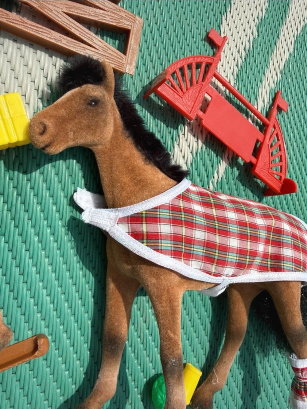 Kids Velvet Horse Toy jumping lot